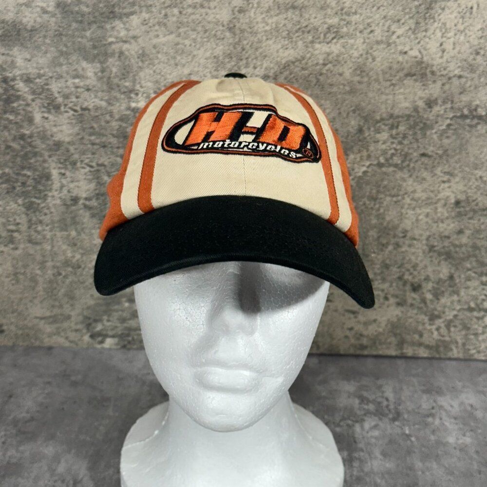 Harley-Davidson Hat Youth‎ Orange Motorcycles Adjustable embroidered Cap